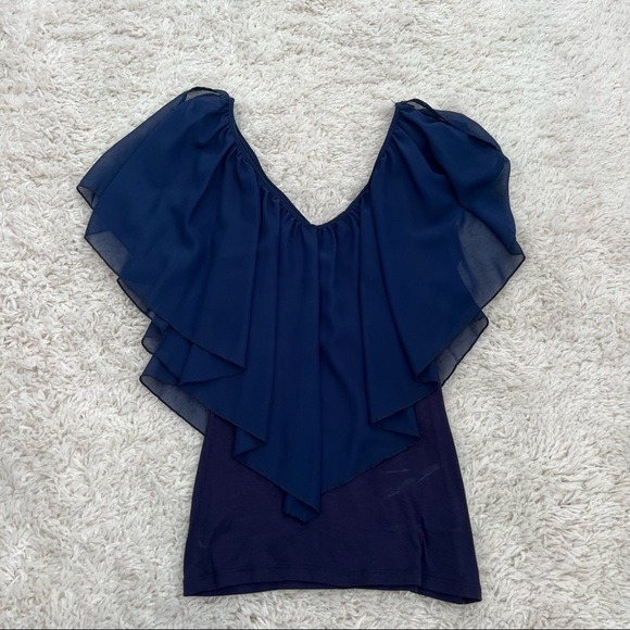 Flowy blue top - Picture 3 of 6